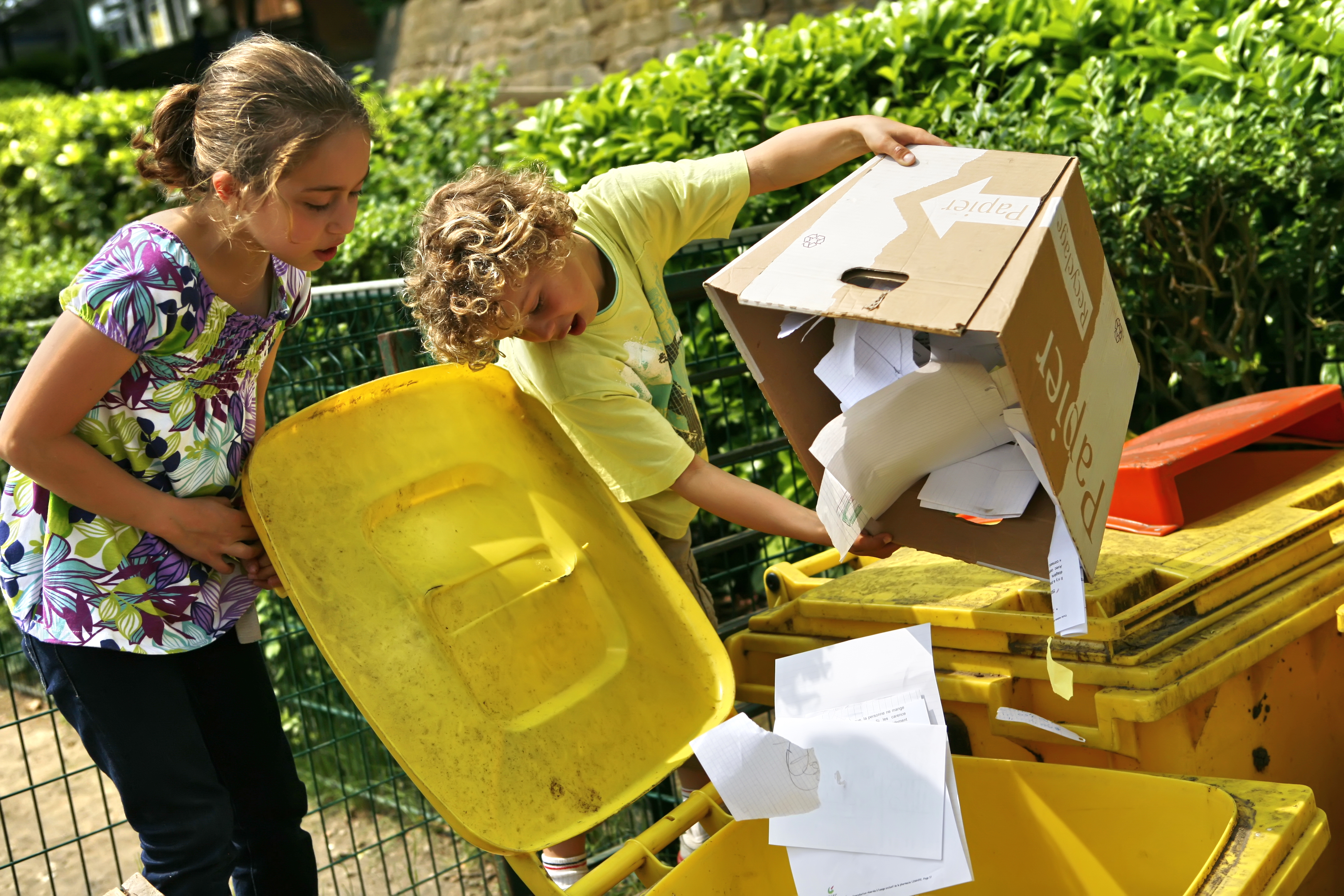 Tri des déchets dans les écoles bruxelloises