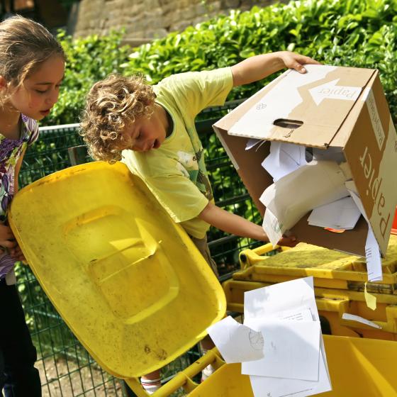 Tri des déchets dans les écoles bruxelloises